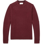 Mr P. - Shetland Wool Sweater - Burgundy