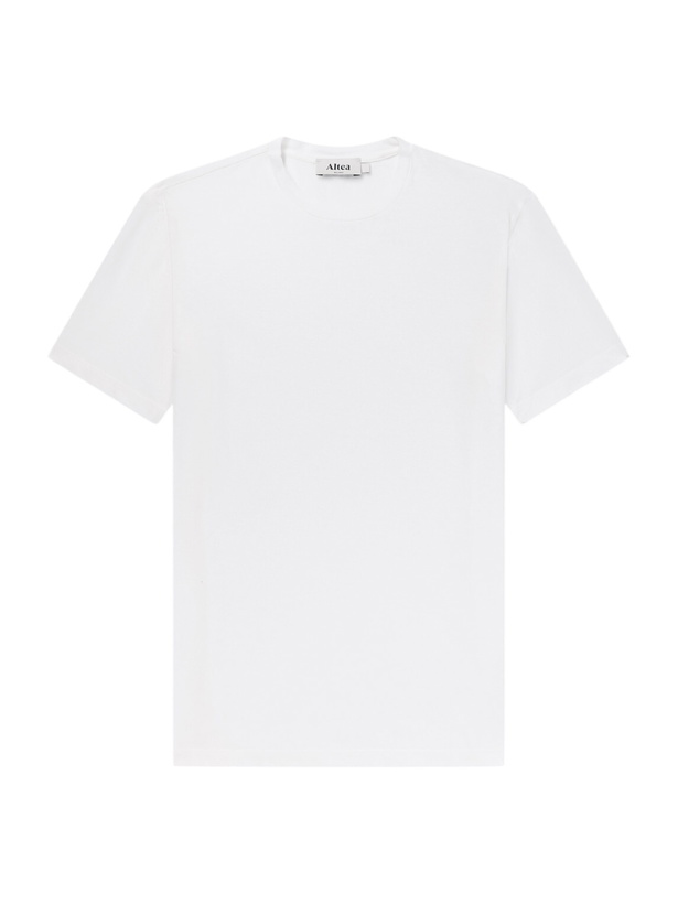 Photo: Altea - Lewis Cotton-Jersey T-Shirt - White