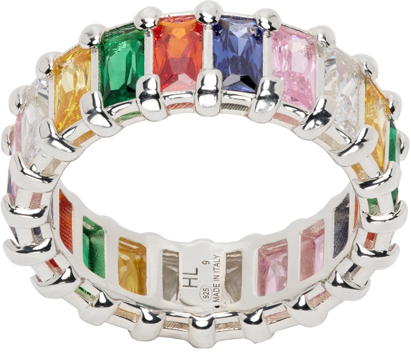Hatton Labs Multicolor Baguette Eternity Ring