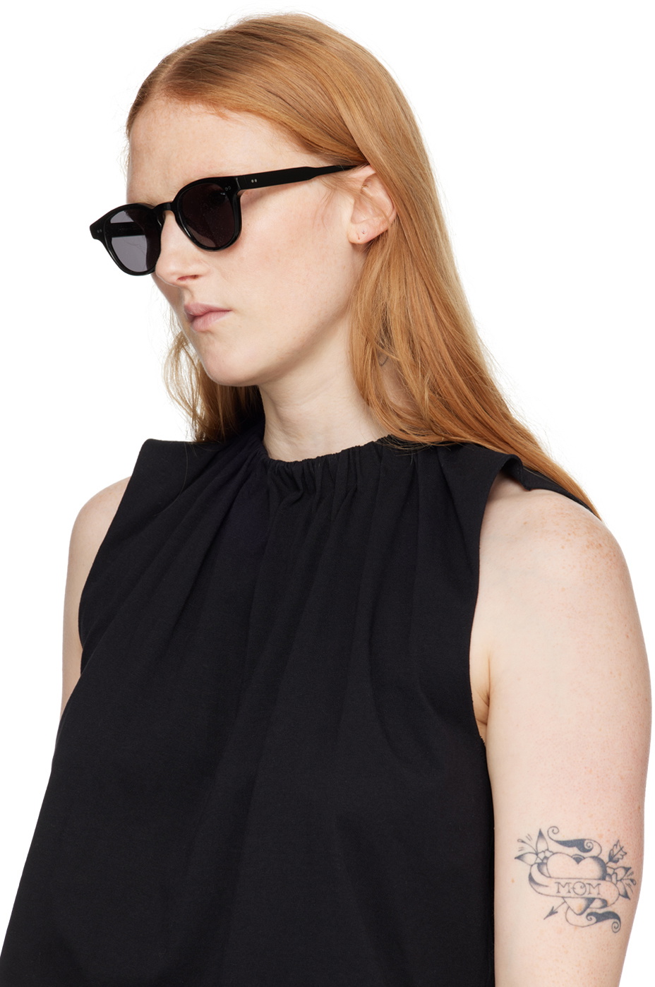 CHIMI Black Active Round Sunglasses