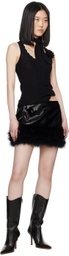 Blumarine Black Wool Tank Top