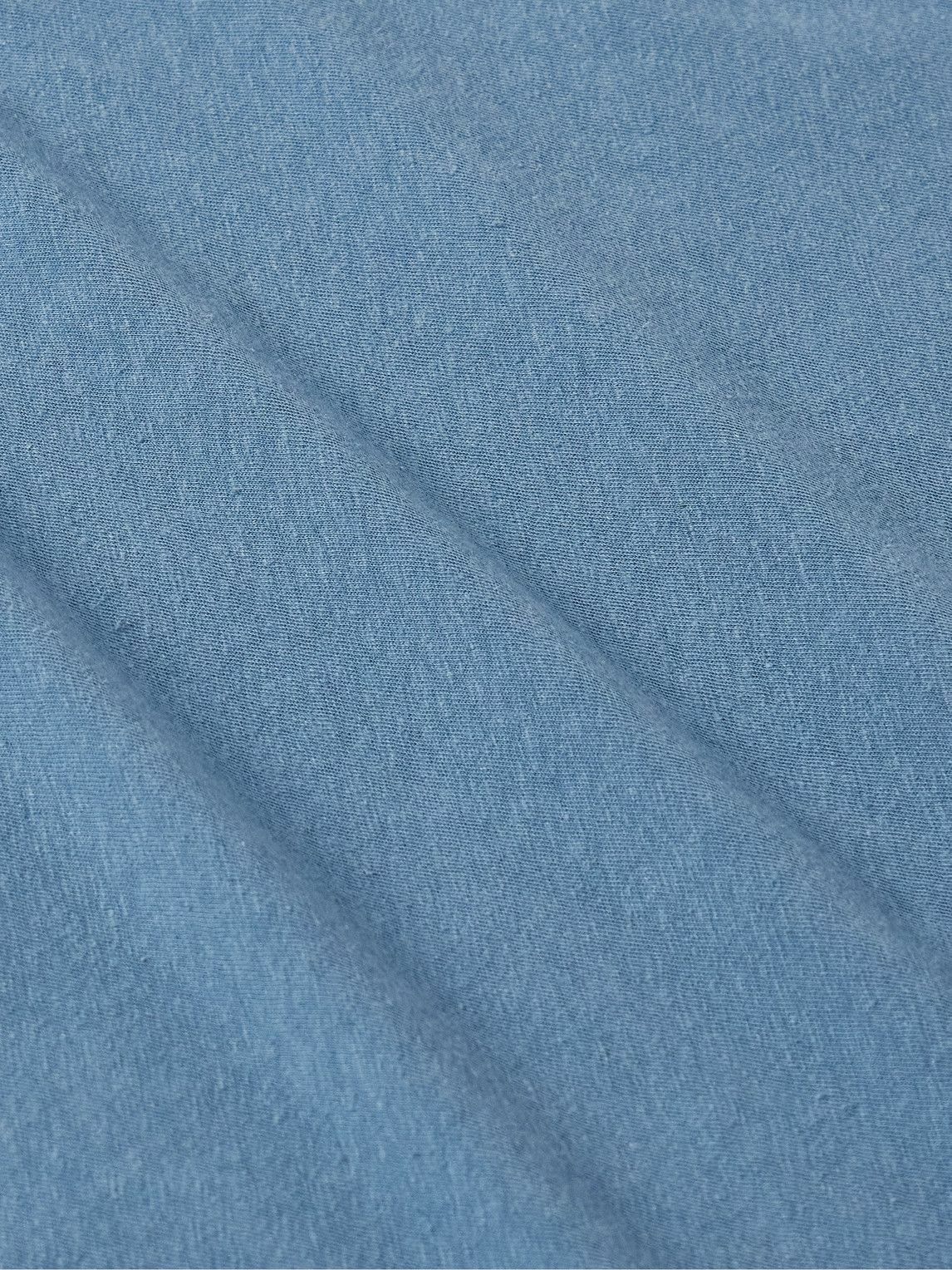 Frescobol Carioca - Lucio Cotton and Linen-Blend Jersey T-Shirt - Blue