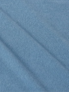 Frescobol Carioca - Lucio Cotton and Linen-Blend Jersey T-Shirt - Blue