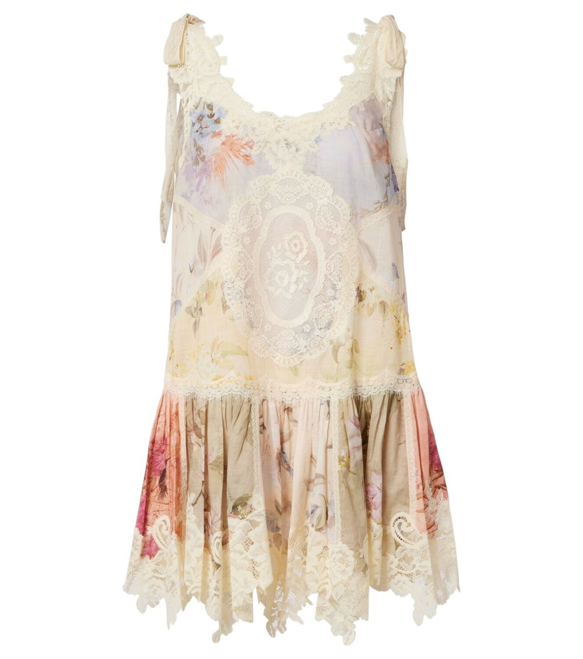 オールインワン・サロペット Zimmermann FW24 Ottie Swing mini dress Zimmerman Ottie Swing Mini Dress Green Paisley – blueandcream