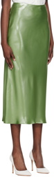 BOSS Green Metallic Midi Skirt