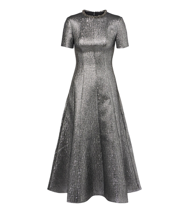 Photo: Roland Mouret Lamé jacquard maxi dress