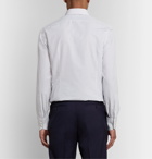 TOM FORD - Slim-Fit Checked Cotton-Poplin Shirt - White