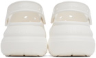 Crocs White Crush Clogs