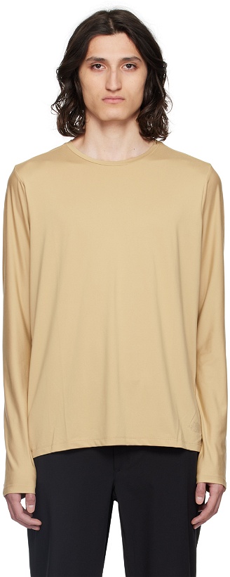 Photo: The North Face Beige Dune Sky Long Sleeve T-Shirt