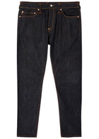 Evisu Kamon Daicock Printed Slim-leg Jeans Indigo