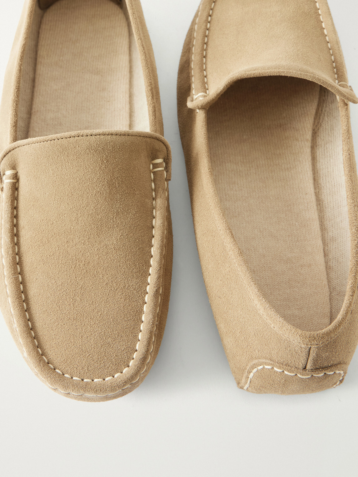 Mr P. - Suede Slippers - Neutrals
