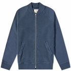 Folk Men's Rivet Bomber Jacket in Navy