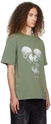 Han Kjobenhavn Green Aliens Kissing T-Shirt