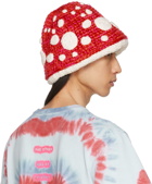 99% IS Red & Pink Magic Mushroom Bucket Hat