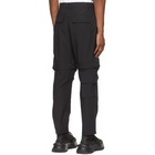 Juun.J Black Detachable Knee Cargo Pants