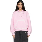 Off-White Pink Spray Off Stamp Over Hoodie