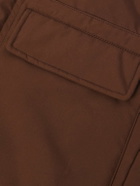UMIT BENAN B - Padded Silk Shirt Jacket - Brown