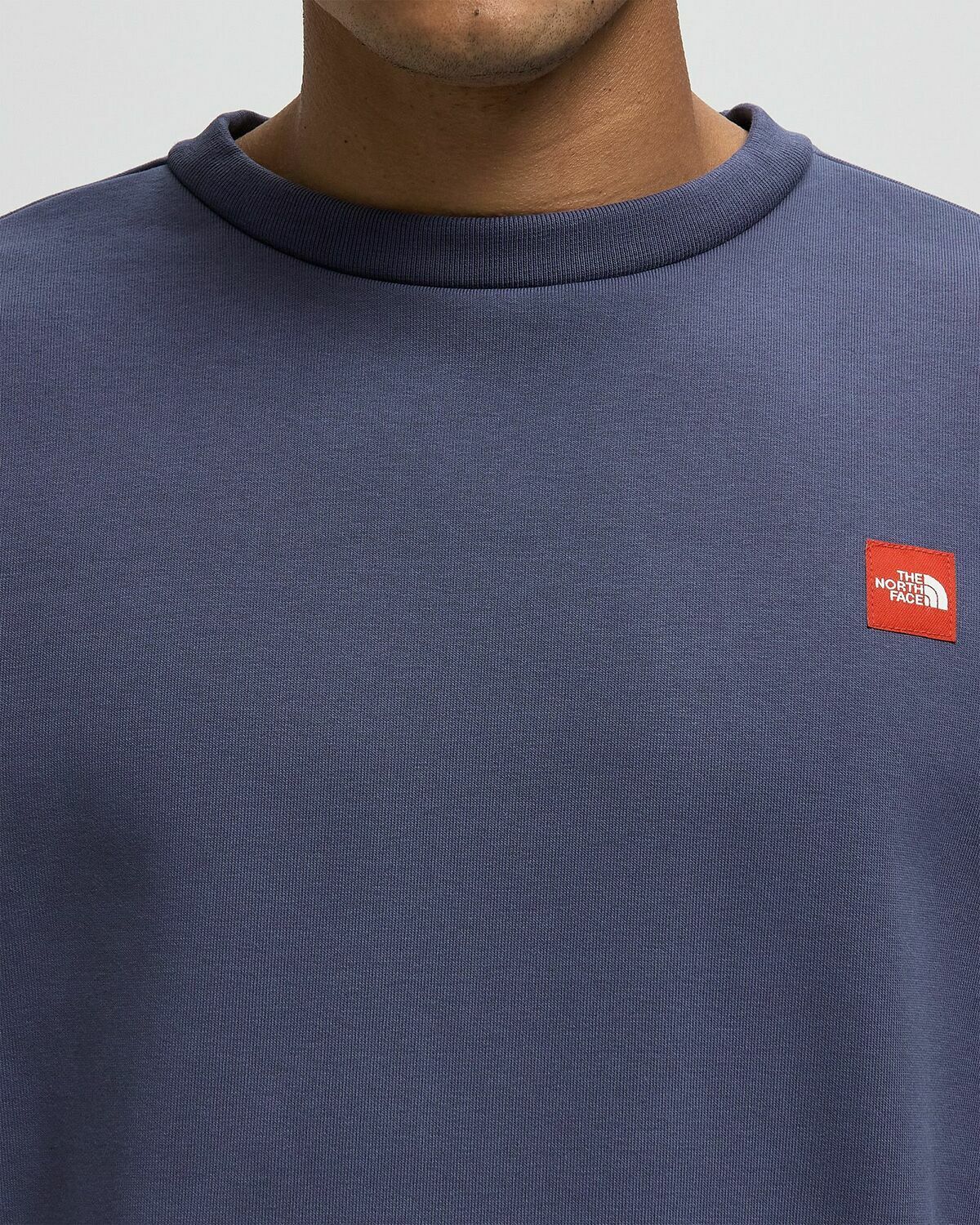 The North Face TNF Red Box Crew Blue Mens Sweatshirt