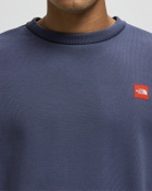 The North Face TNF Red Box Crew Blue Mens Sweatshirt