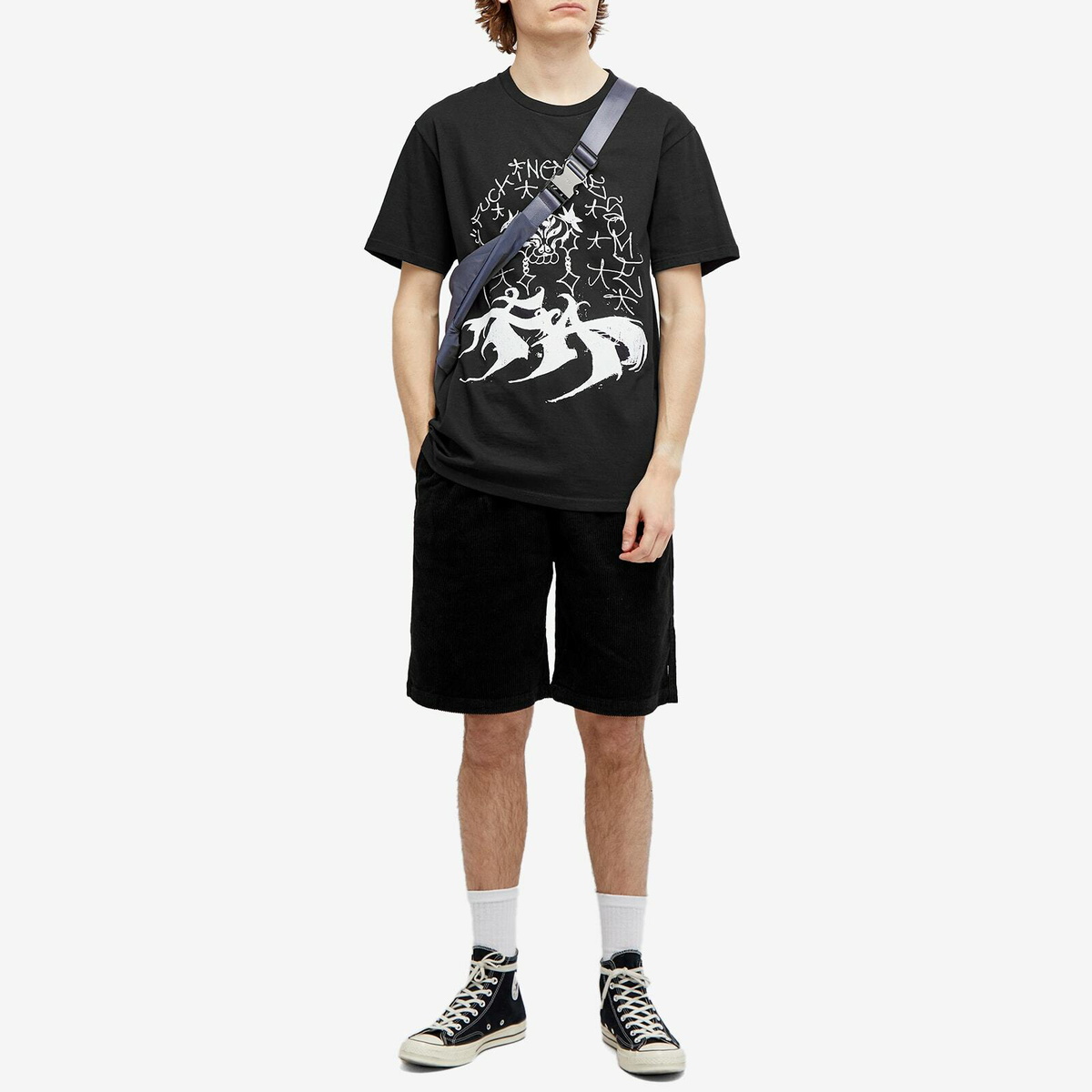 Fucking Awesome Men's Elastic Cord Shorts in Black