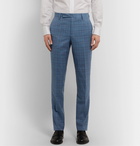 Paul Smith - Blue Soho Slim-Fit Prince of Wales Checked Wool Suit Trousers - Blue