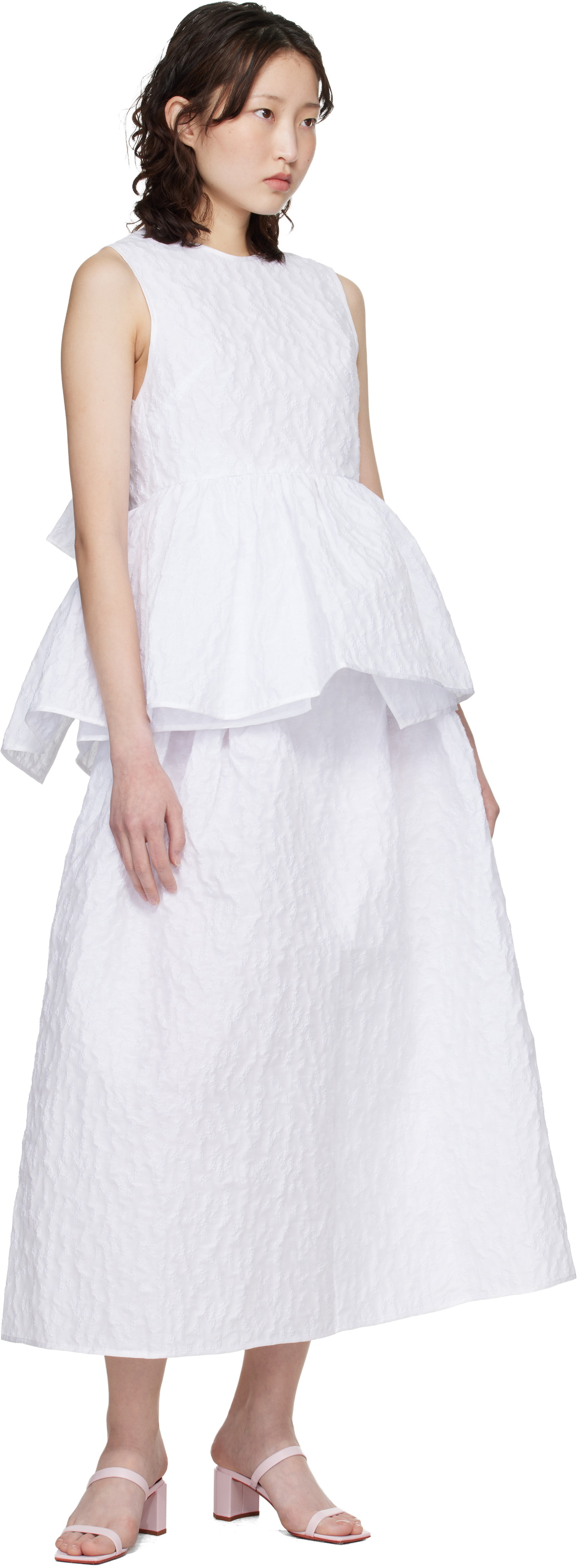 Cecilie Bahnsen White CBea Top