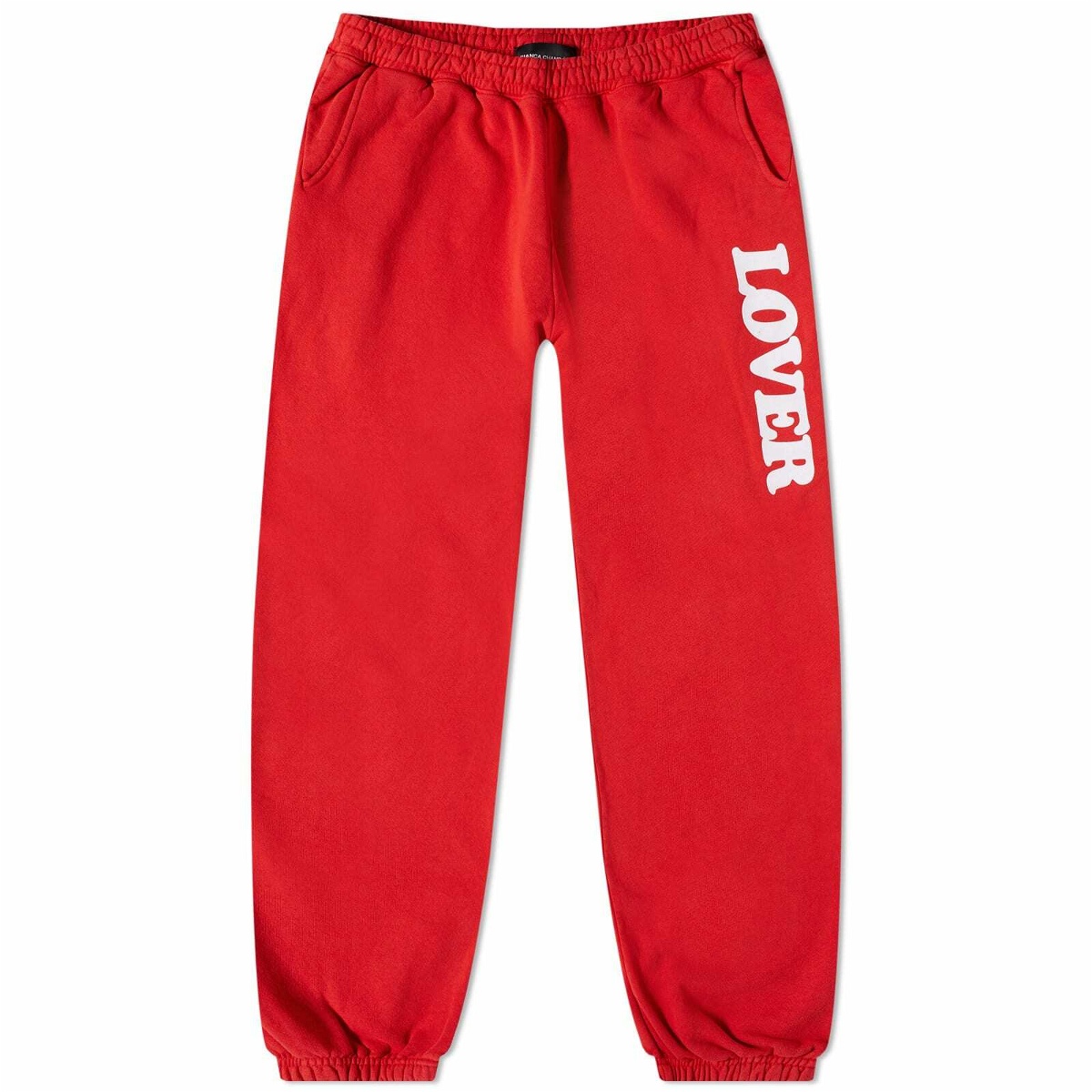 Photo: Bianca Chandon Men's 10th Anniversary Lover Sweat Pant in Red