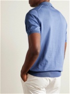 Kiton - Cotton Polo Shirt - Blue
