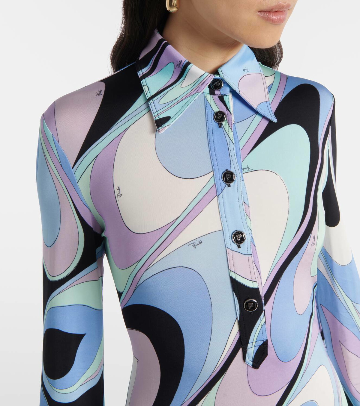 Pucci Vivara jersey maxi dress Emilio Pucci