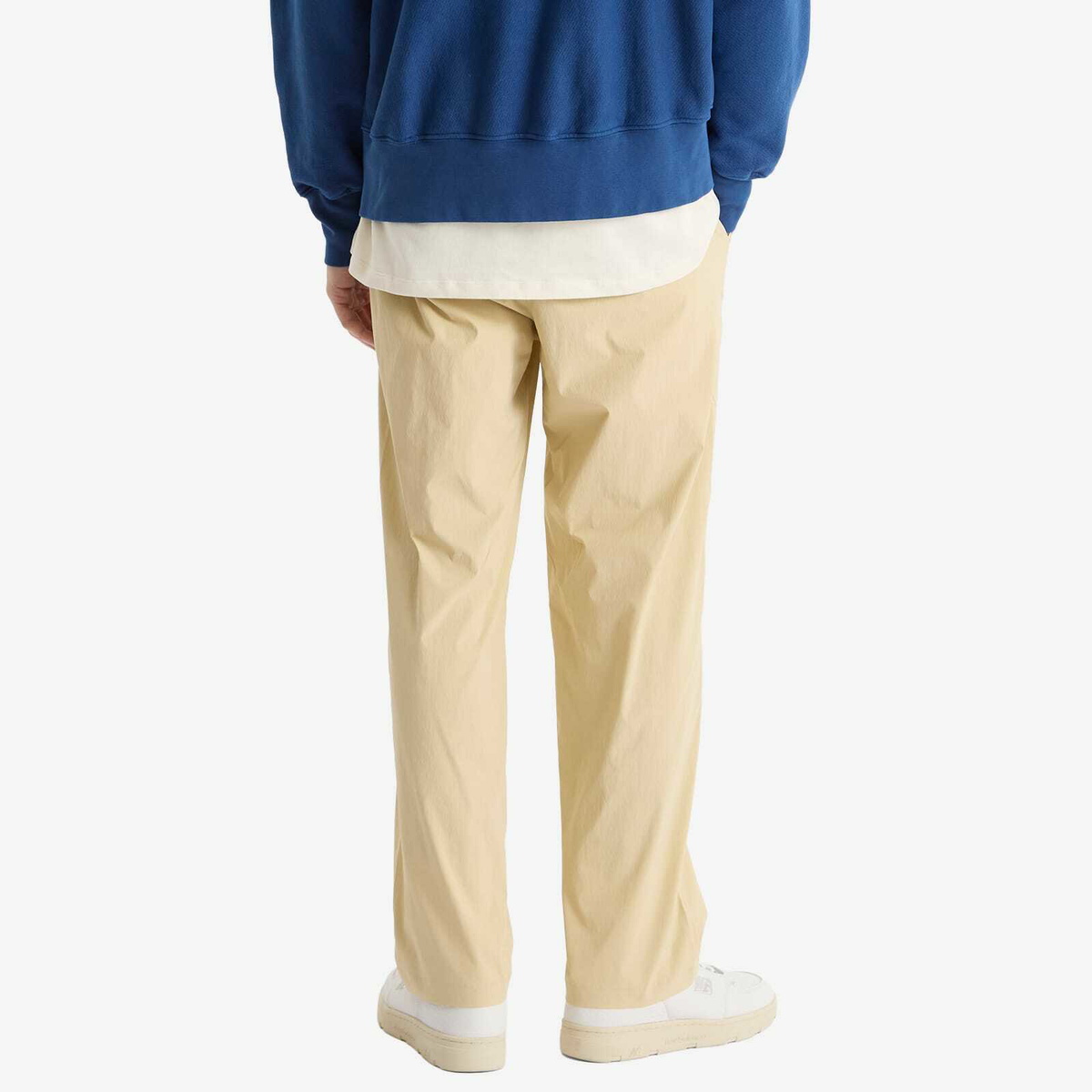 Malbon Men's Magnolia Pleated Pant in Pale Khaki