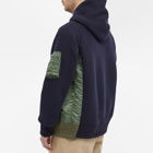 Sacai Men's MA- Hoody in Navy/Khaki