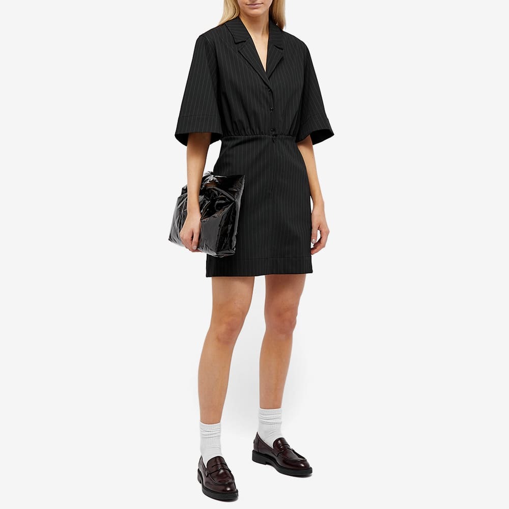 KASSL Editions Women's Bag Anchor Small Lacquer Cotton in Black