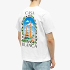 Casablanca Men's Vue de Damas T-Shirt in White