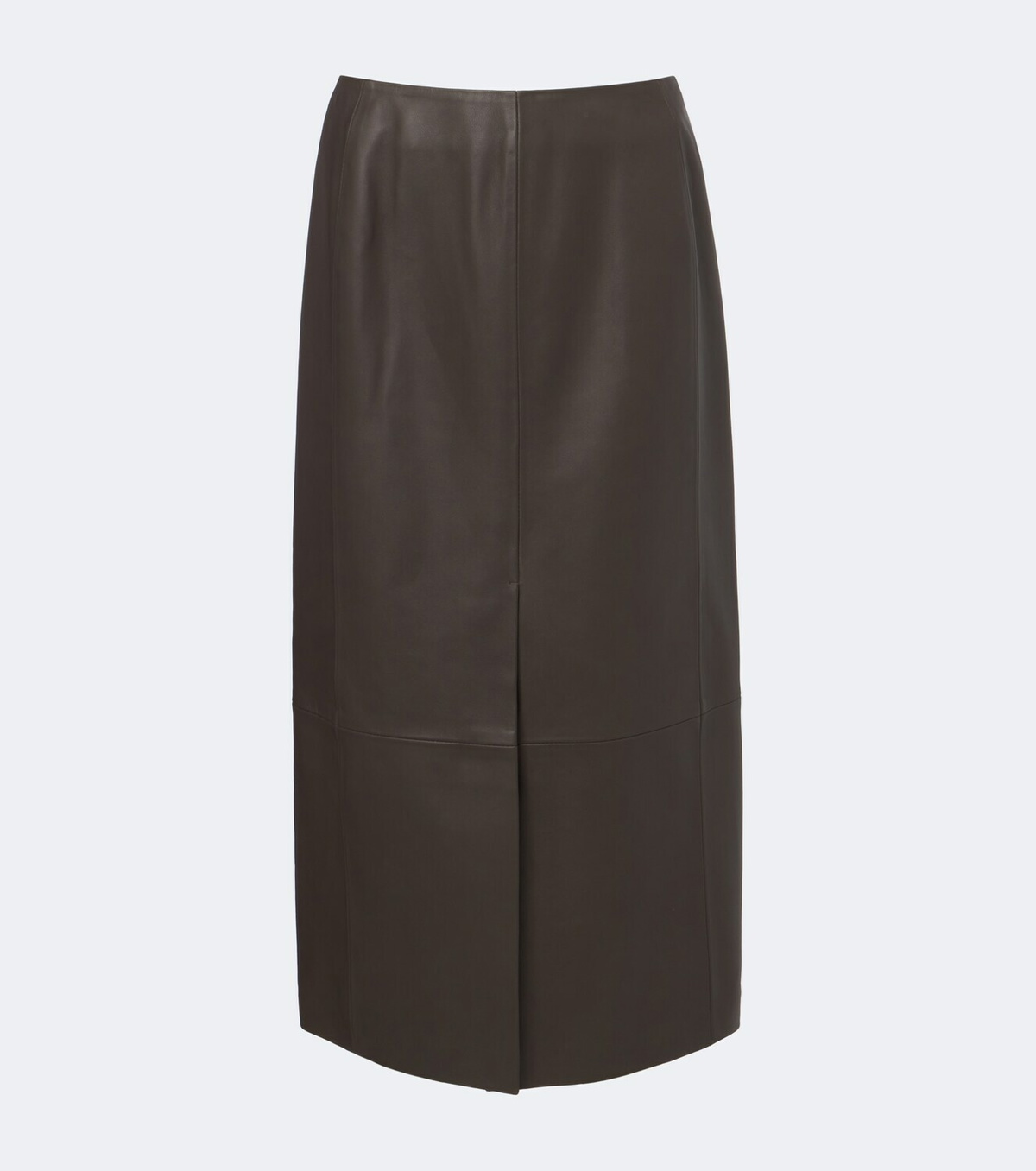 Vince Leather midi skirt
