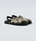 Rick Owens Megalace Mule leather clogs