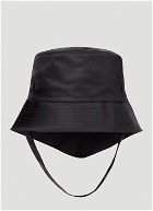 Re-Nylon Coin Pocket Bucket Hat in Black