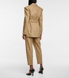 Altuzarra - MacGuffin checked wool and cotton-blend blazer