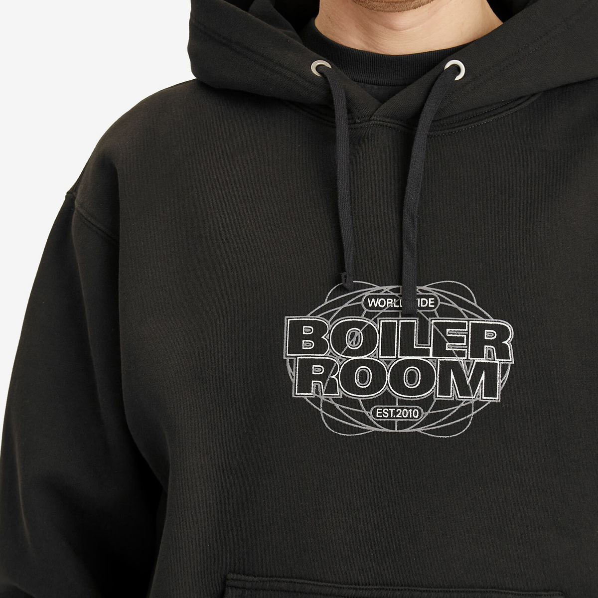 Boiler Room Men's World Tour Hoodie in Black