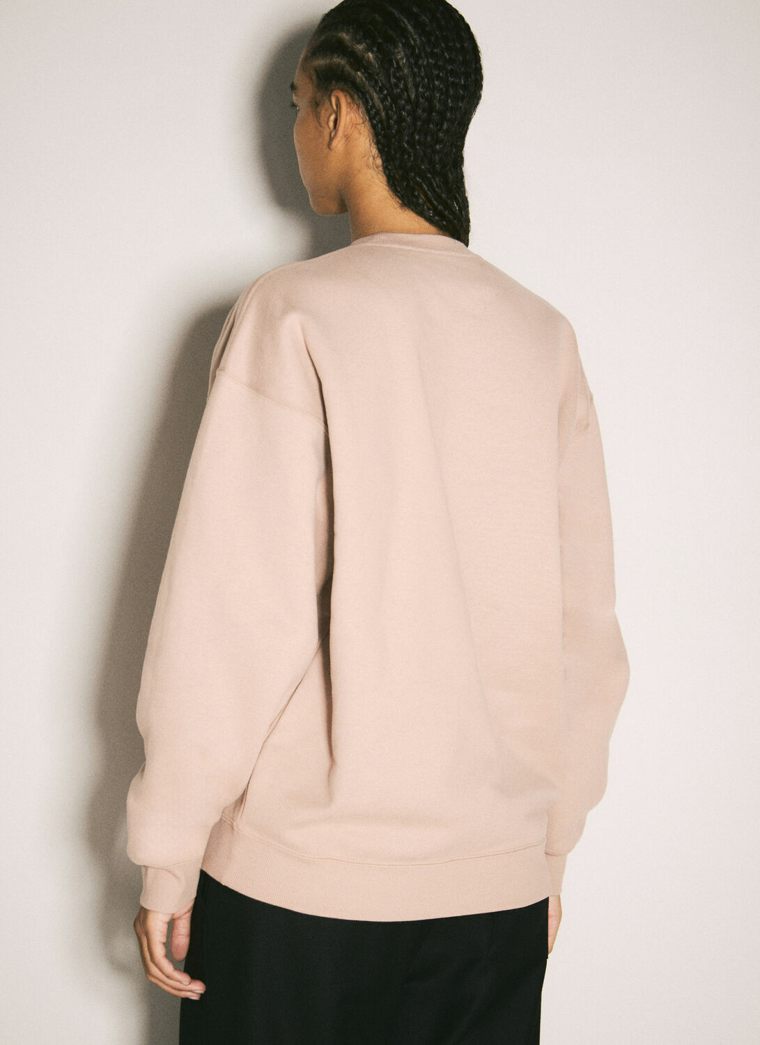 Saint Laurent Logo Embroidery Sweatshirt