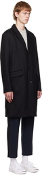 rag & bone Black Brushed Coat