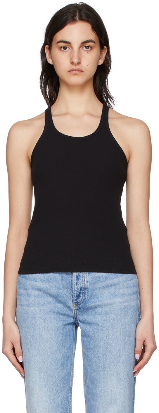 ANINE BING Black April Tank Top ANINE BING