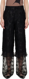 Collina Strada Black Geranium Trousers