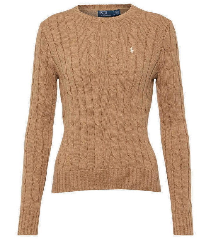 Photo: Polo Ralph Lauren Cable-knit crewneck cotton sweater