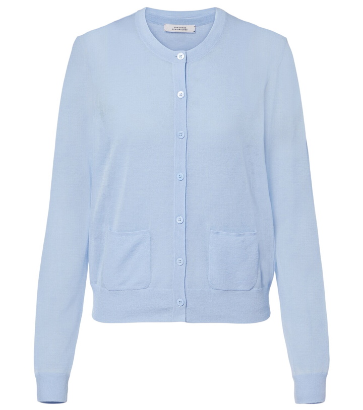 Photo: Dorothee Schumacher Summer semi-sheer cotton-blend cardigan