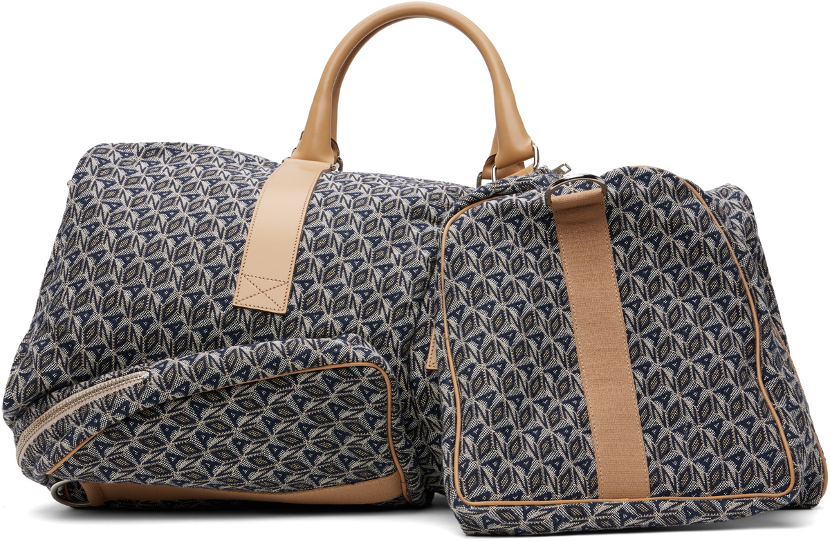 Magliano Navy & Beige Livello Monogam Gym Bag