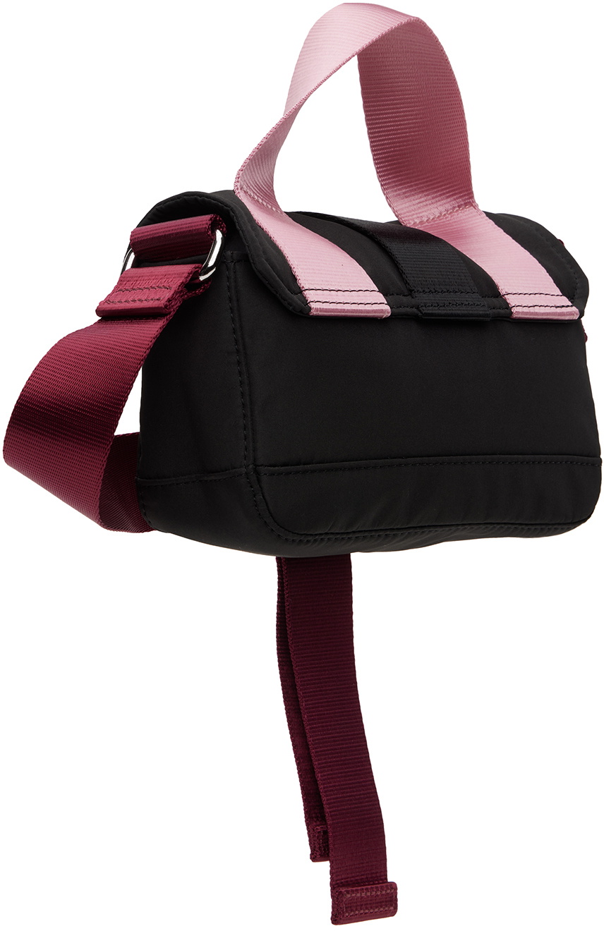 GANNI Black Tech Mini Satchel Bag GANNI