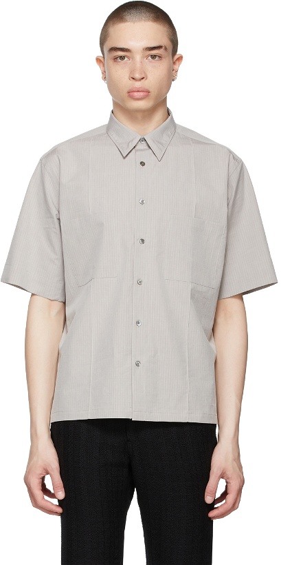 Photo: AURALEE Grey Ripstop Half Sleeve Shirt