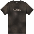 Pleasures Men's Spray Treated Heavyweight T-Shirt in Black