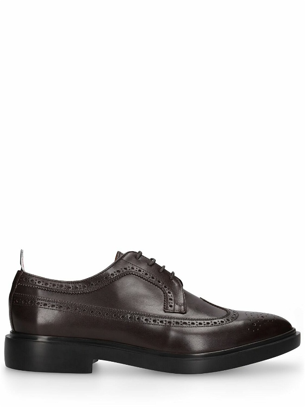 Photo: THOM BROWNE - Longwing Brogue Leather Lace-up Shoes
