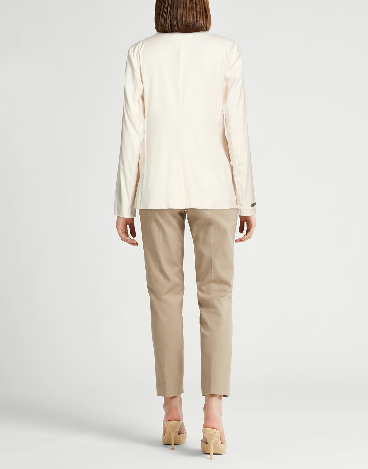 Peserico Womens Blazer Cream